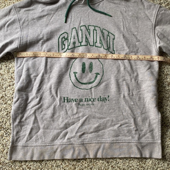 GANNI Smiley Face Logo Hoodie - Picture 7 of 10